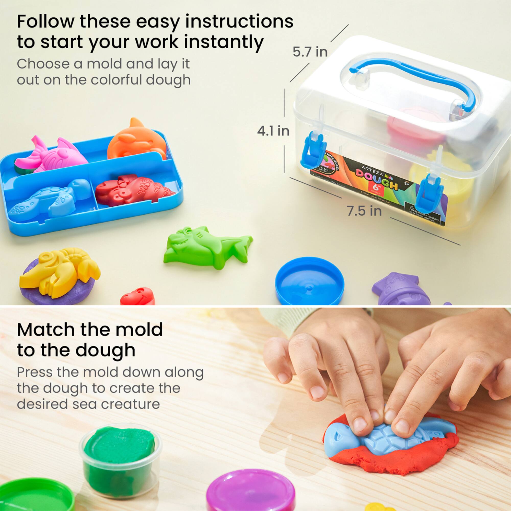 Arteza® Kids Ocean Dough Kit
